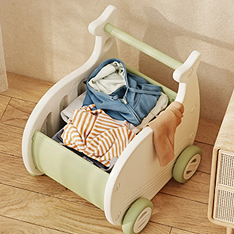 Contemporary Creative Whale-Shaped Eco-Friendly HDPE Movable Kids Storage Cabinet 1-Storage For Living Room & Bedroom