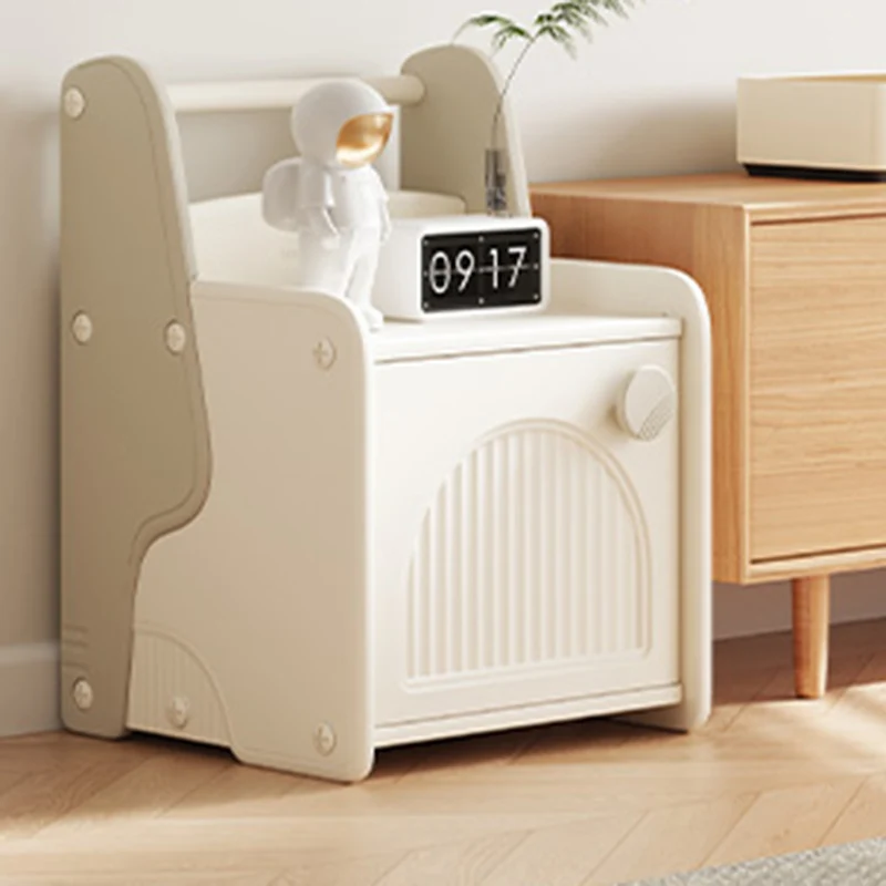 Modern Art Deco Eco-Friendly HDPE Square Kids Storage Cabinet 1-Cabinet For Living Room & Bedroom
