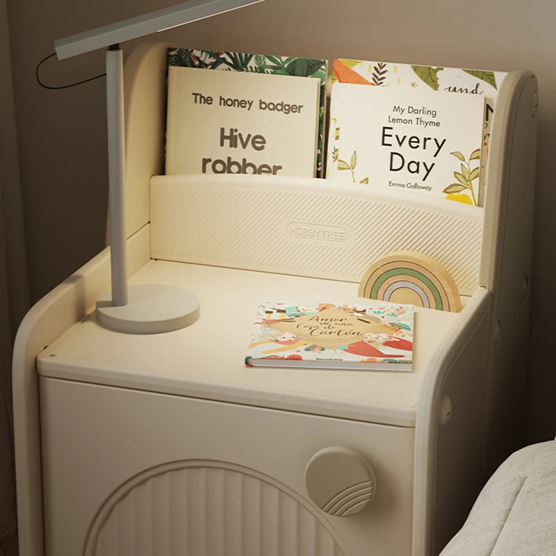Modern Art Deco Eco-Friendly HDPE Square Kids Storage Cabinet 1-Cabinet For Living Room & Bedroom