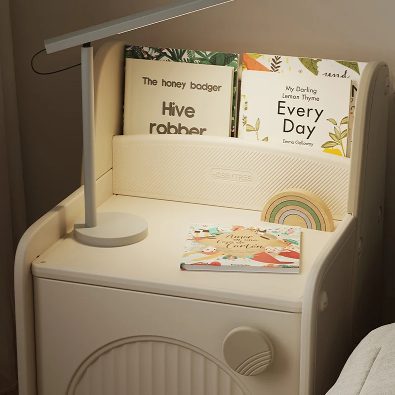 Modern Art Deco Eco-Friendly HDPE Square Kids Storage Cabinet 1-Cabinet For Living Room & Bedroom