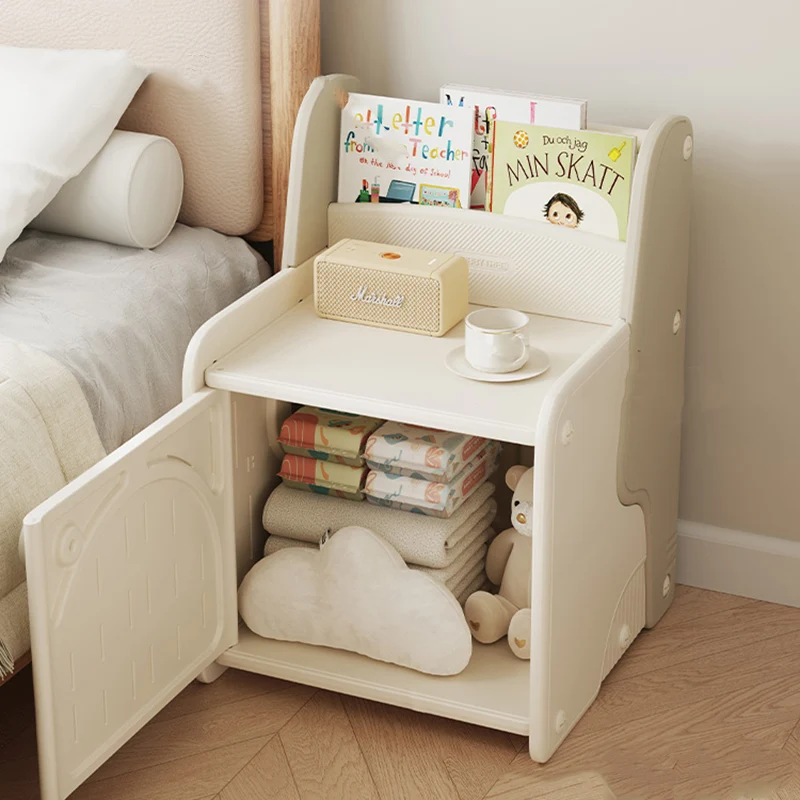 Modern Art Deco Eco-Friendly HDPE Square Kids Storage Cabinet 1-Cabinet For Living Room & Bedroom