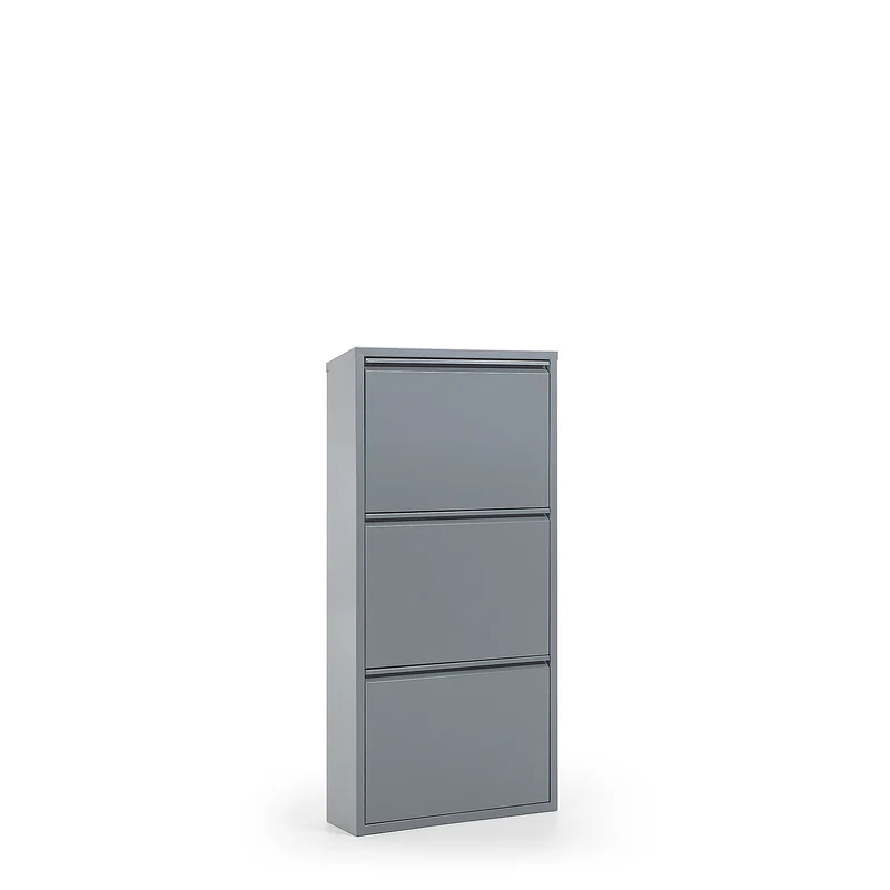 Shoe rack Ode 50 x 103 cm 3 doors grey