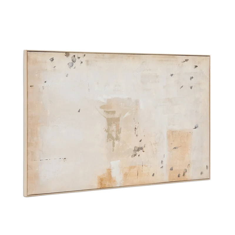 Silpa abstract painting dark beige 200 x 120 cm