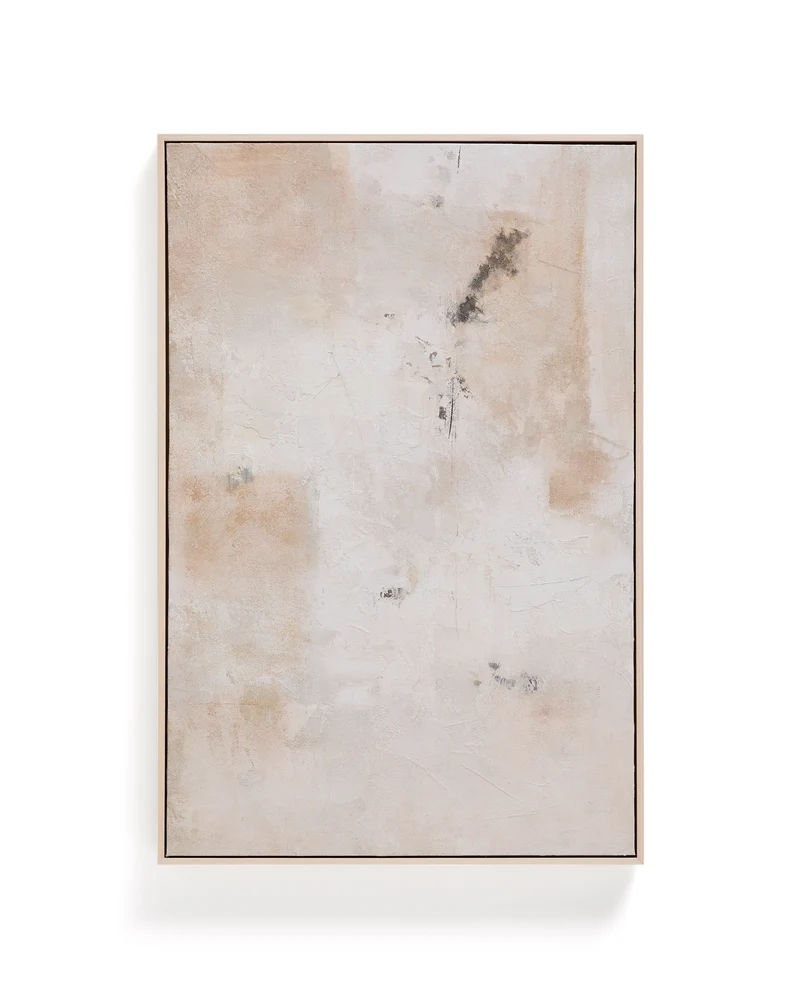 Silpa beige abstract picture 60 x 90cm