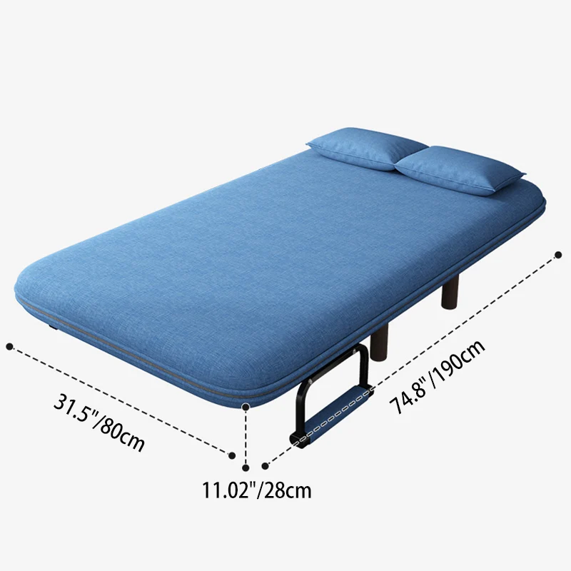 Modern Minimalist Curved Carbon Steel Sponge Linen Solid Wood Accent Chair Backrest Armrest For Living Room