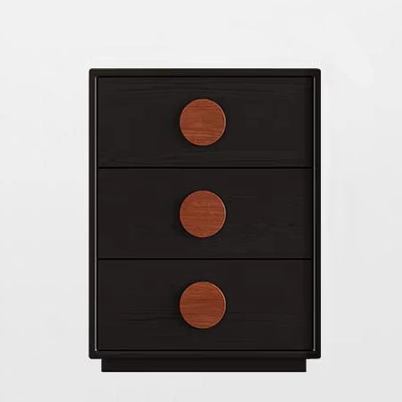 French Style Storage Chest - Formaldehyde-Free Material & Comfortable Handles Storage Cabinet 3/4-Drawer For Living Room & Bedroom