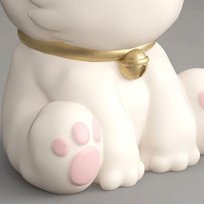 Modern Art Deco Resin Glass Kid Cartoon Cat Dog Bear Side Table 1-Tier For Living Room
