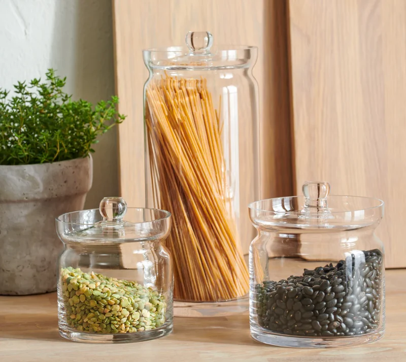 Wingfield Glass Storage Jar with Lid