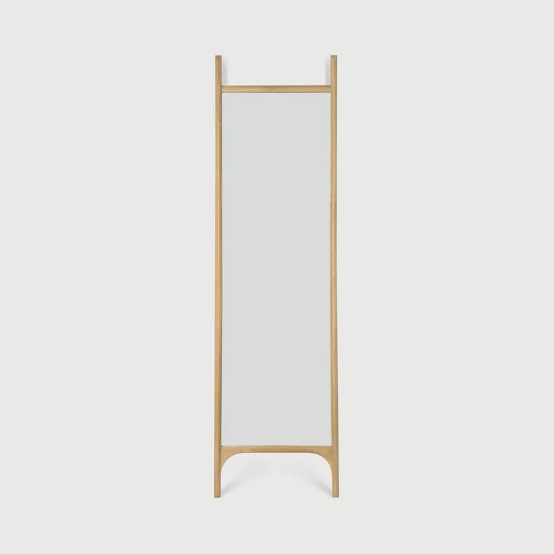 PI Floor Mirror Oak