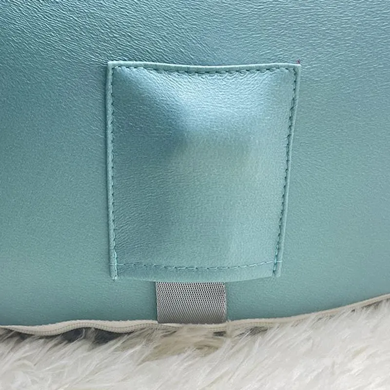 Modern Minimalist Curved Synthetic Fabric Sponge Kids' Accent Chair Backrest Armrest For Living Room