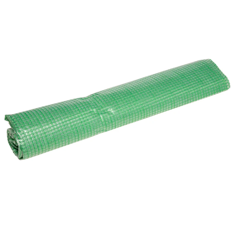 Mini serre tunnel jardin 180 x 90 x 90 cm protège plantes anti-uv fenêtres zippées contemporain en polyéthylène vert 21_0004081