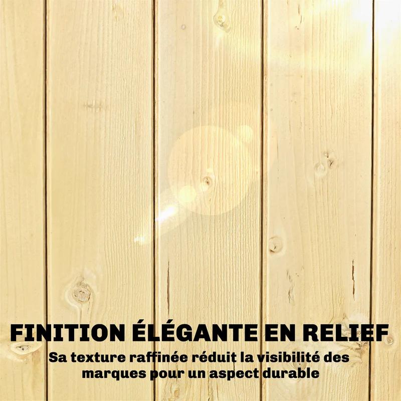 Armoire pour jardin 85 x 58 x 213 cm étagères réglables anti-basculement finitions vernies rustique en bois naturel 21_0005647