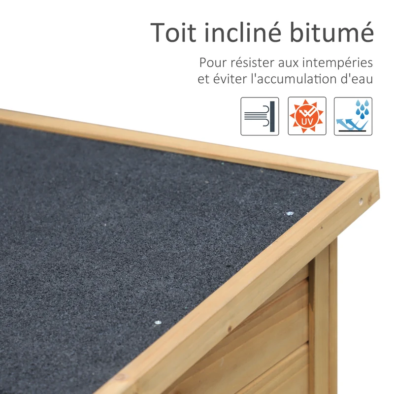 Armoire de jardin abri rangement outils 87 x 46,5 x 96,5 cm étagère double imperméable style rustique en bois jaune 21_0004128