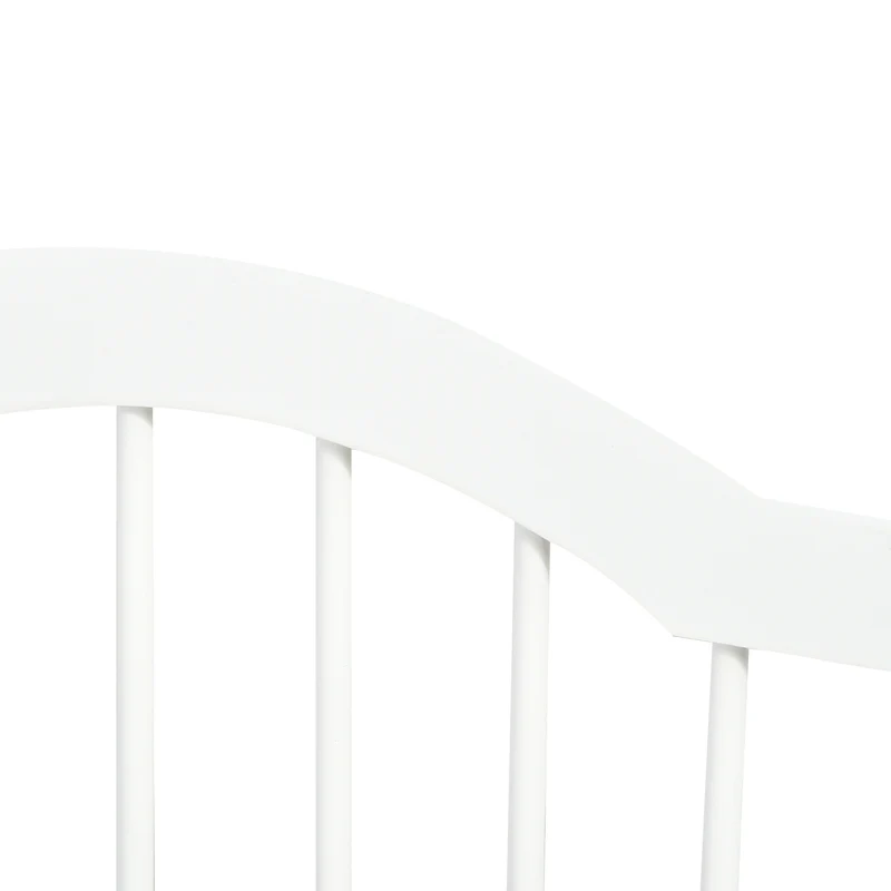Lot de 2 barrières de sécurité modulable pliable pour animaux 154,5 x 61 x 29,5 cm stable utile moderne en MDF blanc 21_0007505