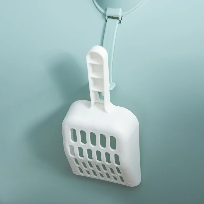 Lot de 2 bacs à litière pour chat intérieur 43 x 44 x 47 cm porte battante entretien facile moderne épuré en PP vert 21_0007816