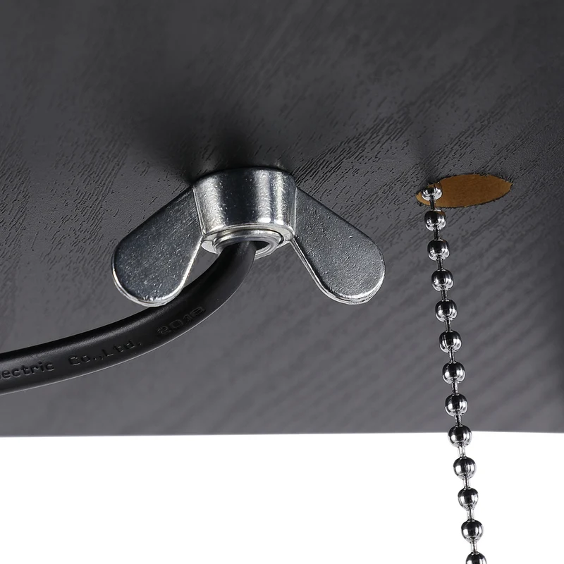 Lampadaire étagère salon 26 x 26 x 160 cm rangement 3 étagères éclairage intégré design contemporain élégant en MDF noir 21_0001744