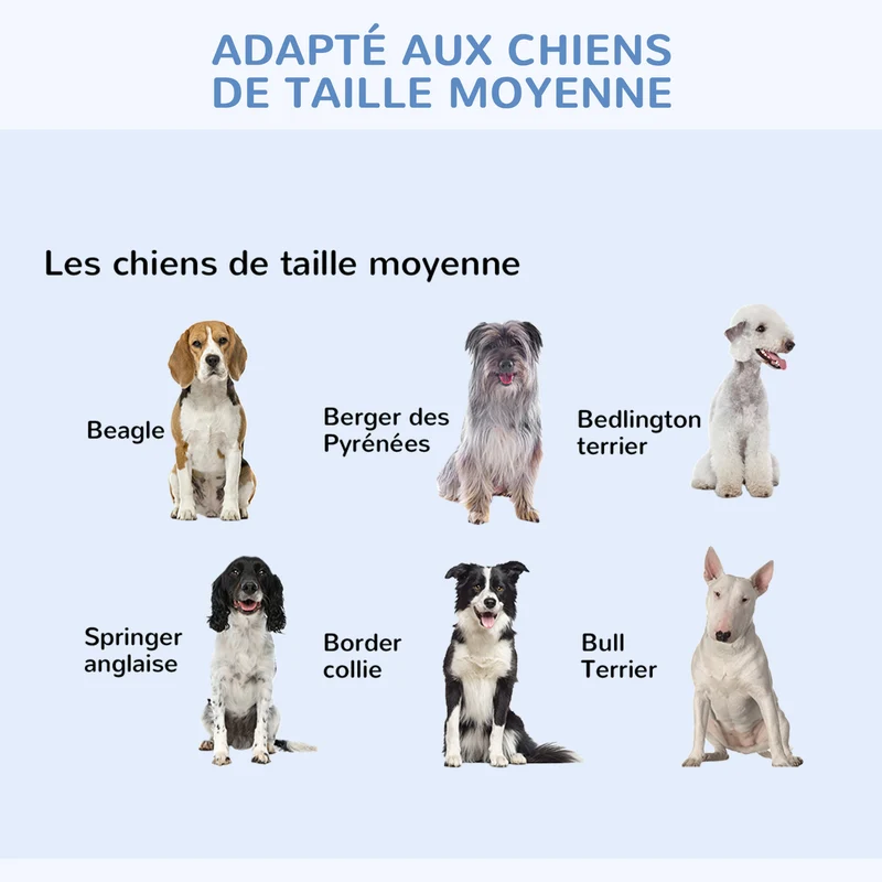 Cage de transport pliable pour chien 92 x 57 x 62 cm double loquet plateau amovible robuste contemporain en acier noir 21_0007204
