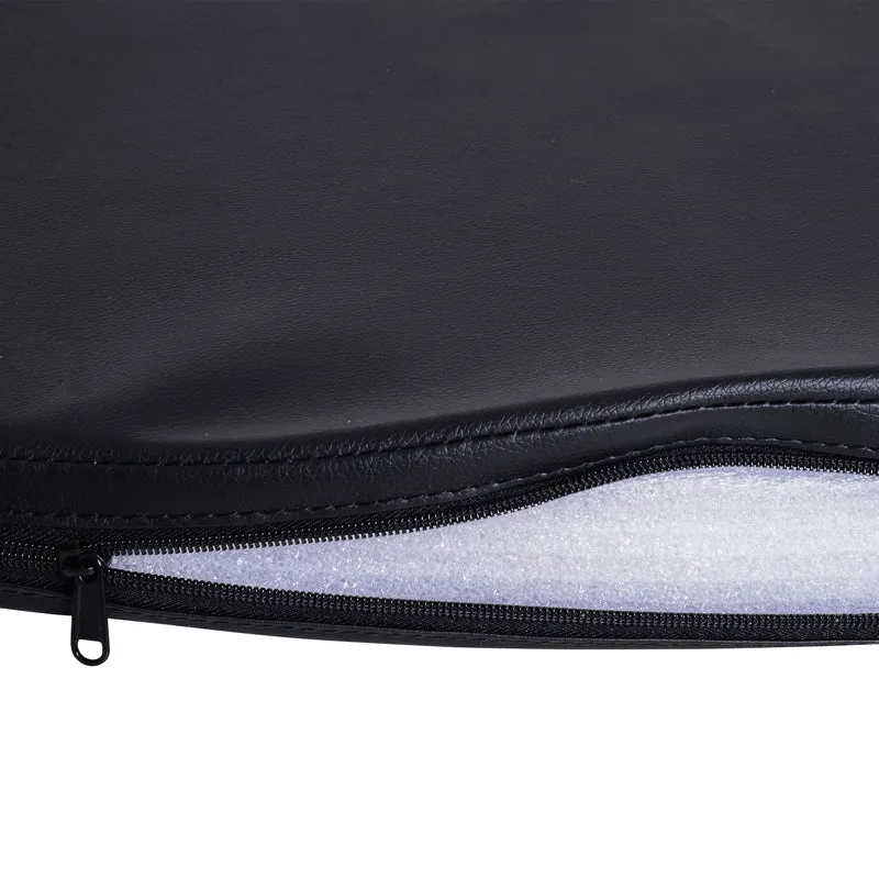 Tapis de danse sur poteau pliable 150 x 5 cm protection antichoc pliage entrainement épuré tendance en plastique noir 21_0006908