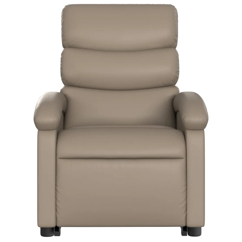 Fauteuil relax TV fonction de levage électrique très confortable en PVC couleur cappuccino DEC028250