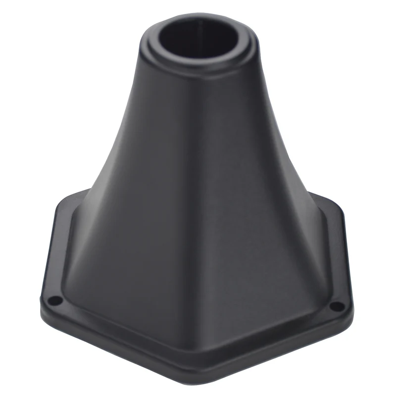 Lampadaire de jardin extérieur 51.5 x 47 x 182.5 cm éclairage solaire automatique 3 abat-jours classique ip44 en PP noir 21_0003902