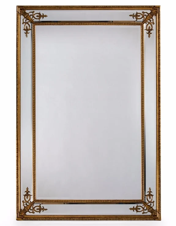 Large Gold French Mirror