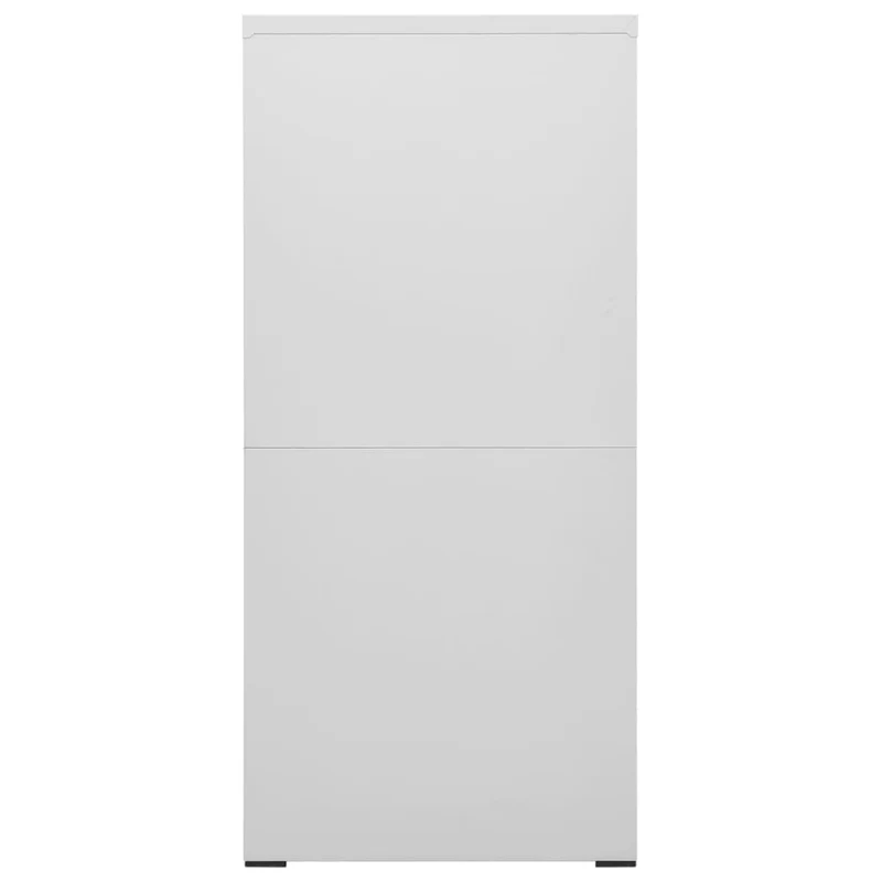 Caissons à tiroirs meuble de bureau armoire à dossiers 4 tiroirs 46 x 62 x 133 cm acier gris clair DEC024536