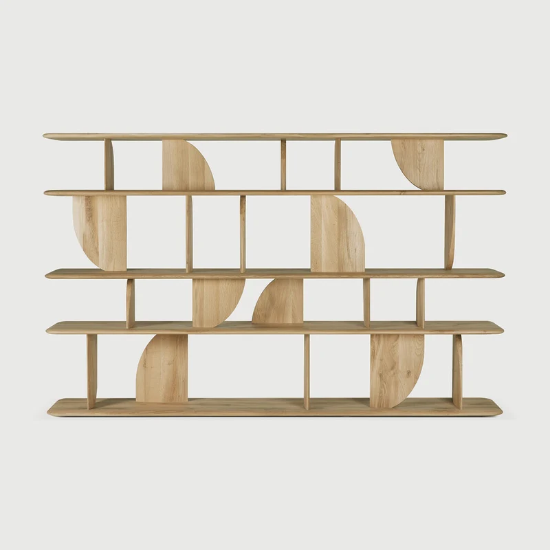 Geometric Rack Oak