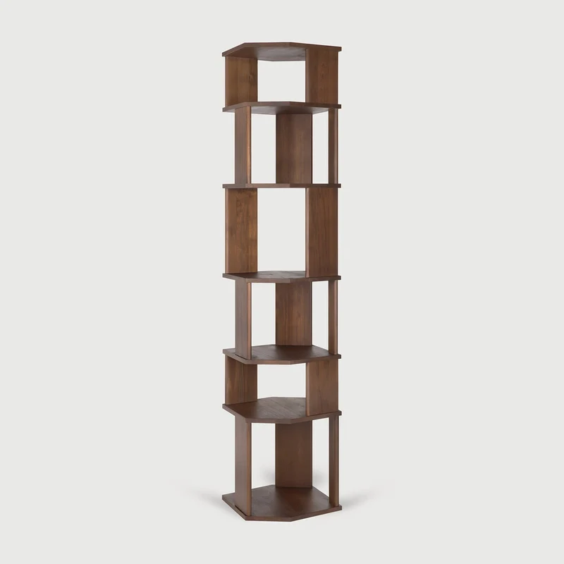 Stairs Column Teak Brown