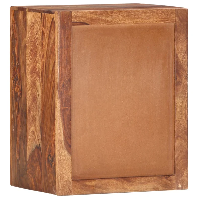 Table de chevet avec 3 tiroirs 40 x 30 x 50 cm bois massif et bois d'ingénierie DEC032937