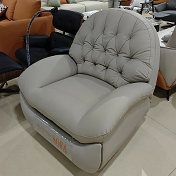 Modern Luxury Comfort Recliner Chair - 360° Rotating Lounge Accent Chair For Living Room