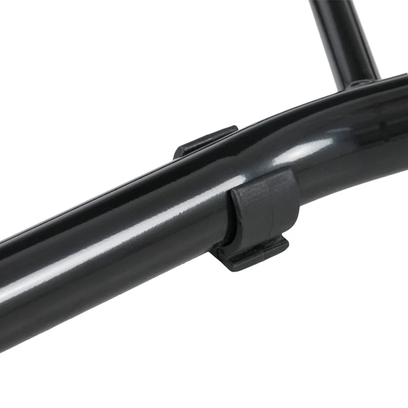 Support béquille arrière moto sur roulettes 78 x 55 x 37 cm ajustable antidérapant industriel tendance en acier noir 21_0007194