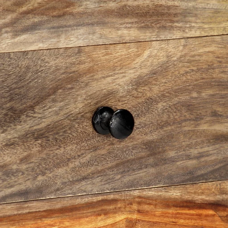 Table étagère murale avec 3 tiroirs 100 x 25 x 20 cm bois massif et bois d'ingénierie DEC032057