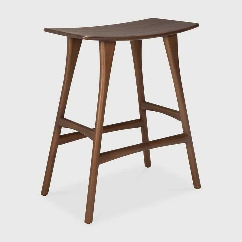 Osso Counter Stool - Teak Brown
