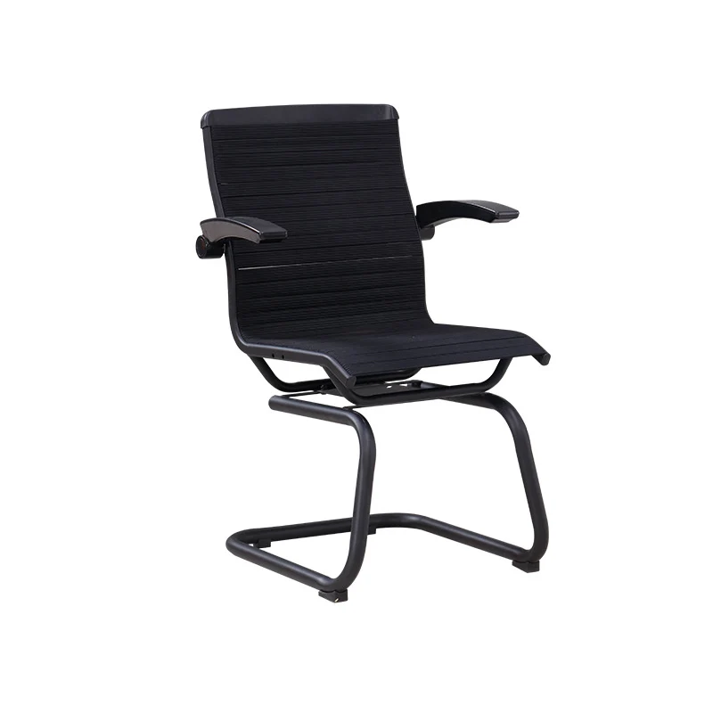 Contemporary Scandinavian Plastic Iron Metal Curved Bow Accent Chair With Backrest Armrests For Living Room