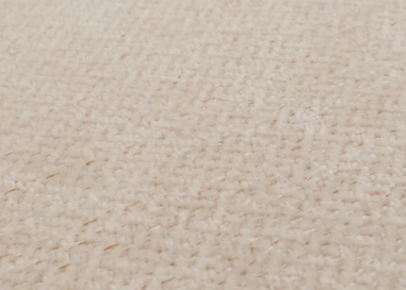 Lot de 6 chaises de salle à manger dossier haut en tissu chenille crème pieds clairs 04_0007635