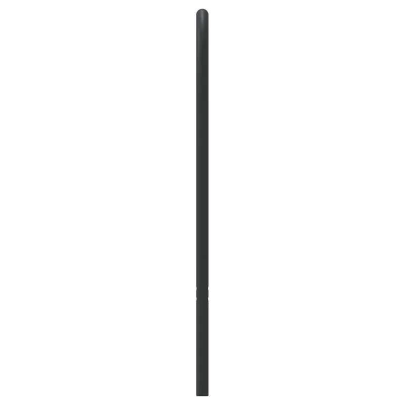 Tête de lit accessoire couchage chambre à coucher meuble 180 cm métal noir TDL0202424