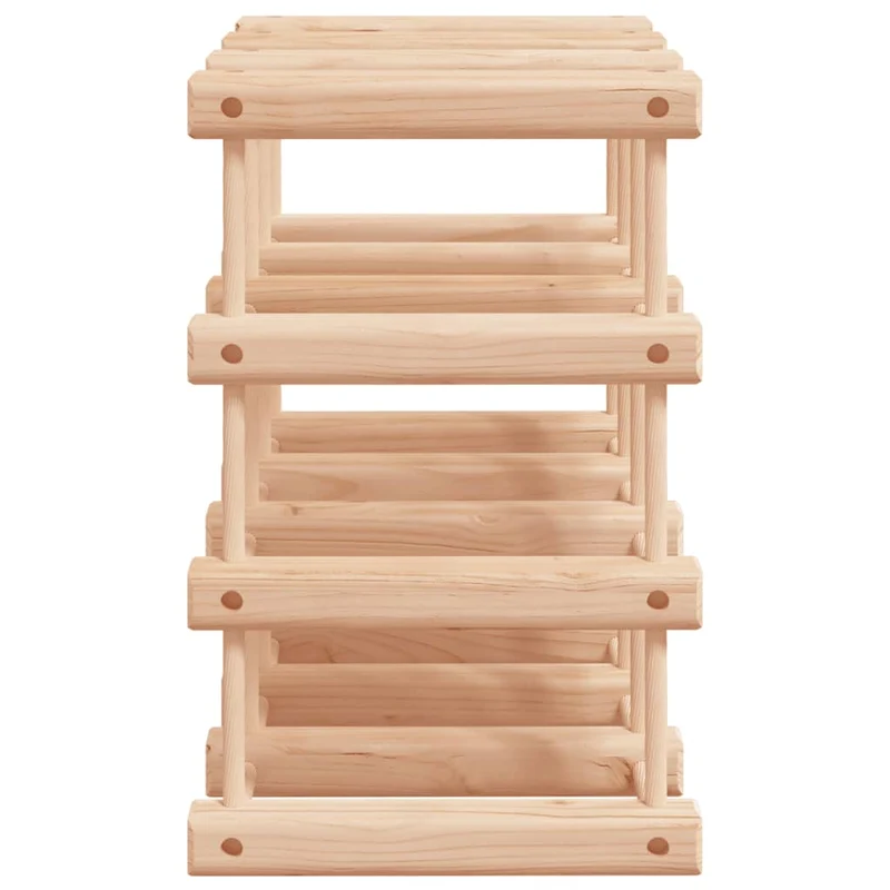 Casier range bouteilles étagère de rangement vin pour 12 bouteilles 36 x 23 x 36 cm bois de pin DEC024391