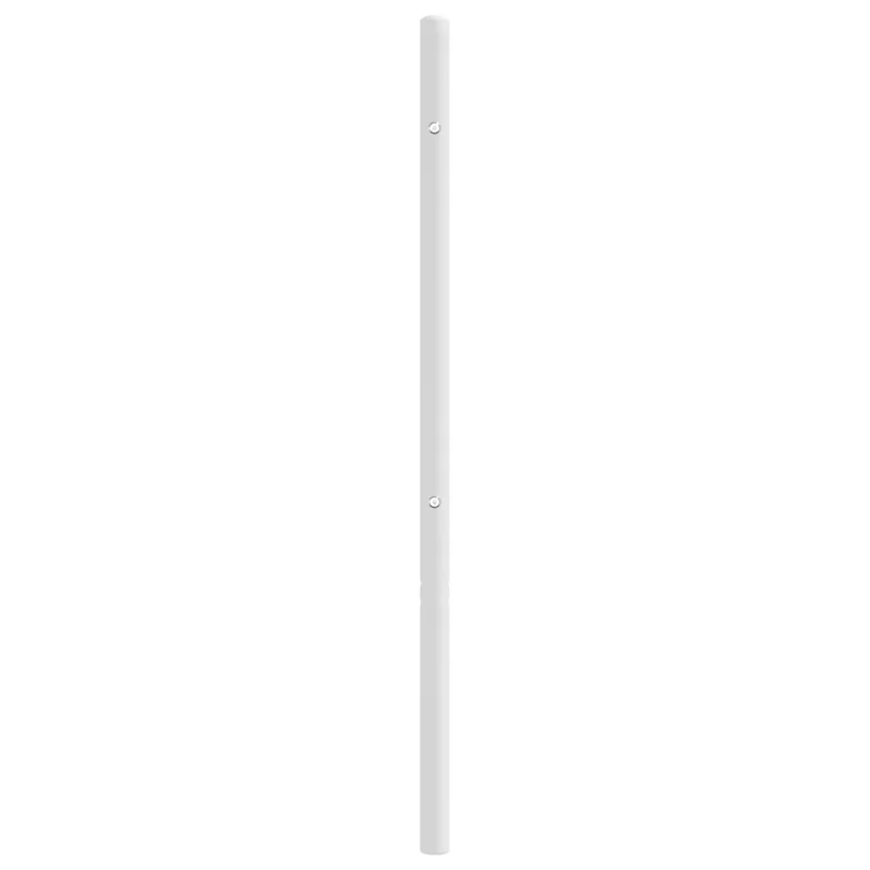 Tête de lit accessoire couchage chambre à coucher meuble 150 cm métal blanc TDL0202476