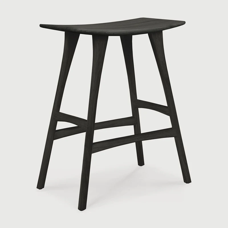 Osso Counter Stool - Oak Black
