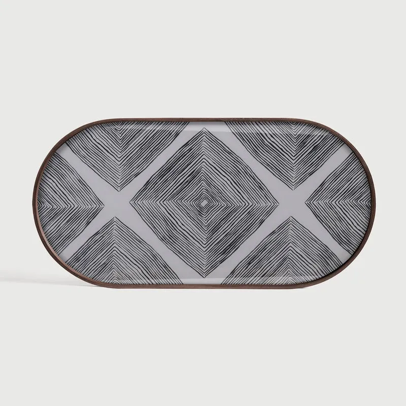 Slate Linear Glass Tray