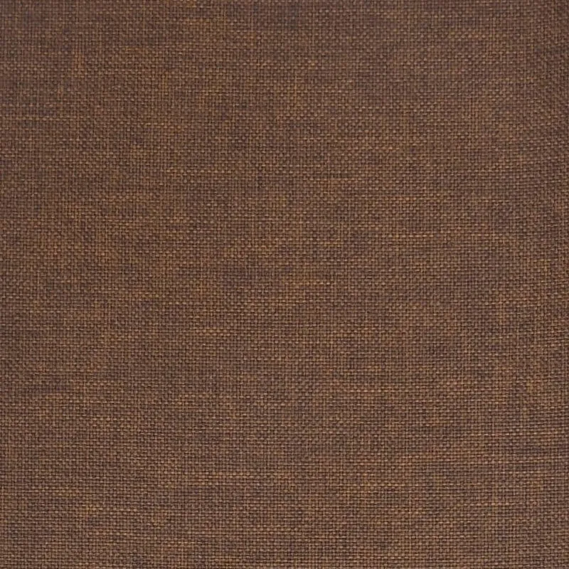 Lot de 2 tabourets de bar chaises hautes en tissu marron cadre en acier DEC029778