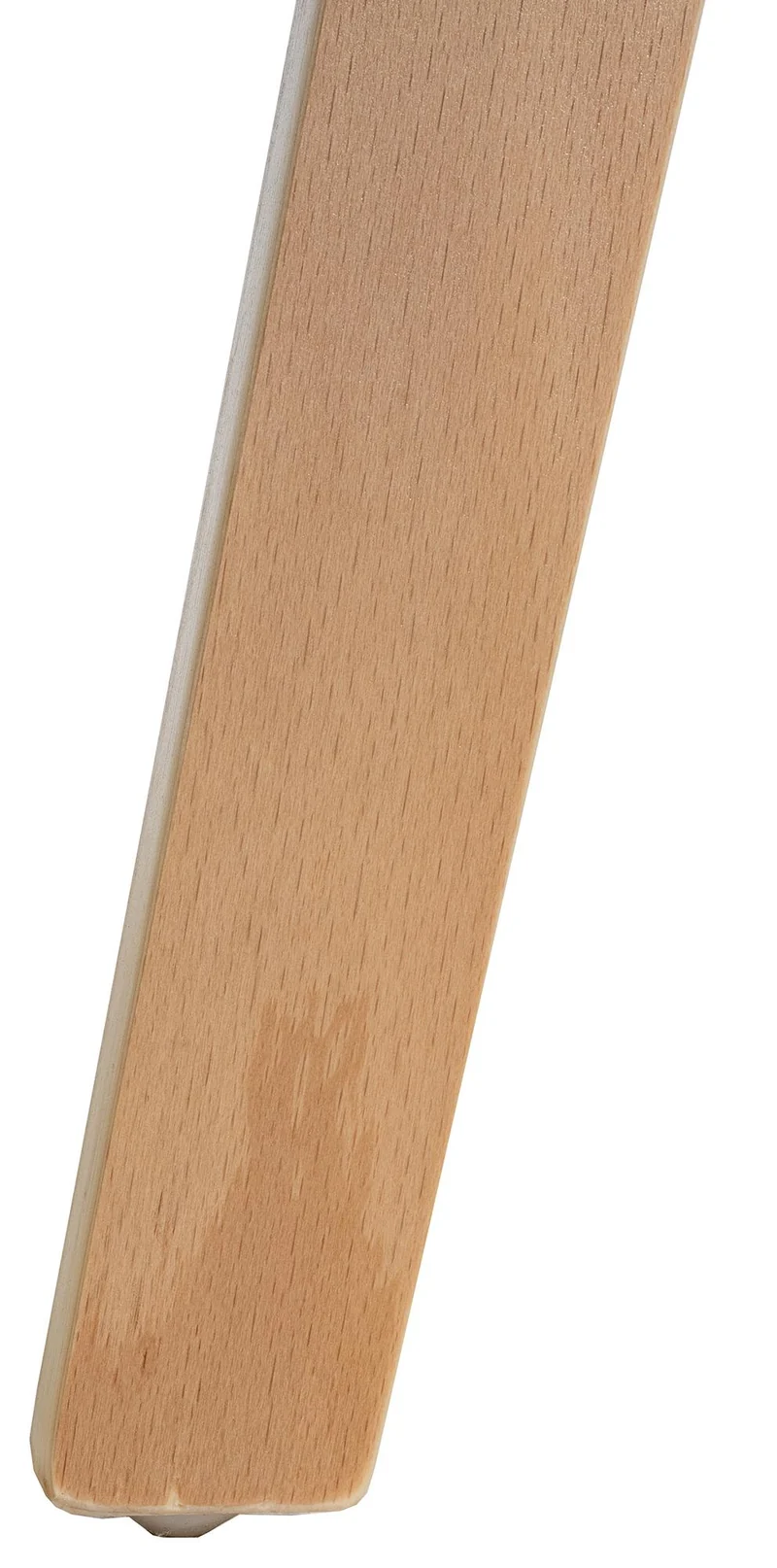 Chaise de salle à manger design scandinave en PVC noir et structure en bois clair 10_0001911
