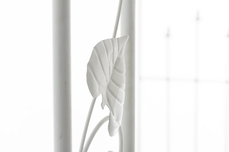 Arche à rosier décoration de de jardin plantes rosiers 247x147 cm en métal blanc 10_0003931