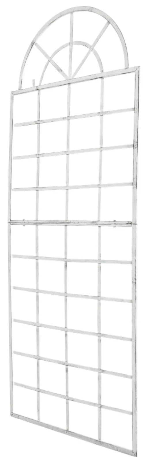 Lot de 2 treillis muraux en fer style antique pour plantes grimpantes 180 x 70 cm 10_0008924