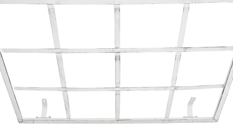 Lot de 2 treillis muraux en fer style antique pour plantes grimpantes 180 x 70 cm 10_0008924