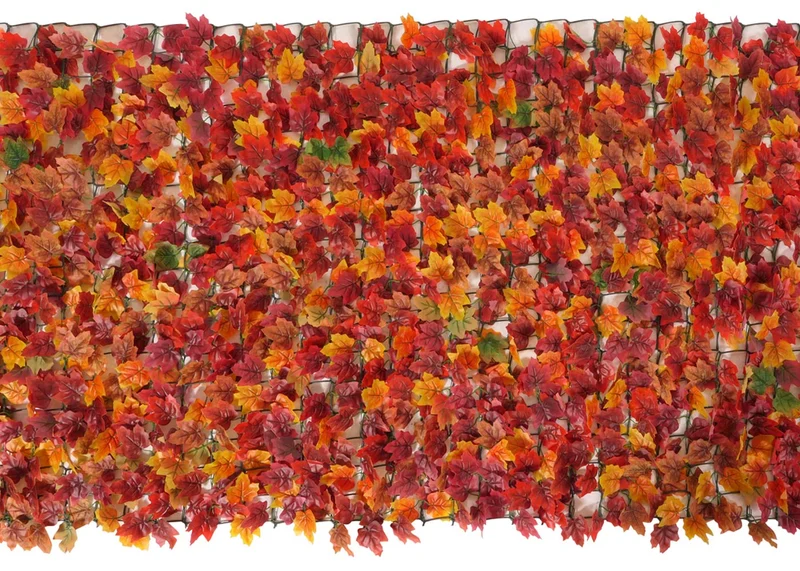 Brise-vue pour balcon revêtement de protection contre le vent pour clôture de balcon et de terrasse 500 x 150 cm érable rouge-jaune 04_0005949