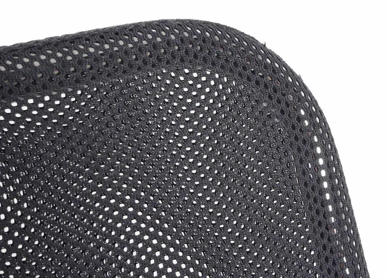 Lot de 12 chaises de conférence empilables avec accoudoirs dossier respirant tissu gris métal chromé gris 04_0011389