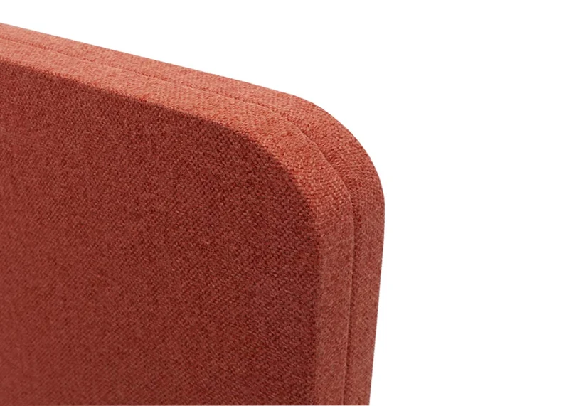 Cloison acoustique de bureau panneau séparateur insonorisant panneau d’affichage double face tissu brun 60x120 cm 04_0006429