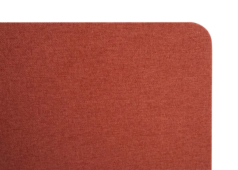 Cloison acoustique de bureau panneau séparateur insonorisant panneau d’affichage double face tissu brun 60x120 cm 04_0006429