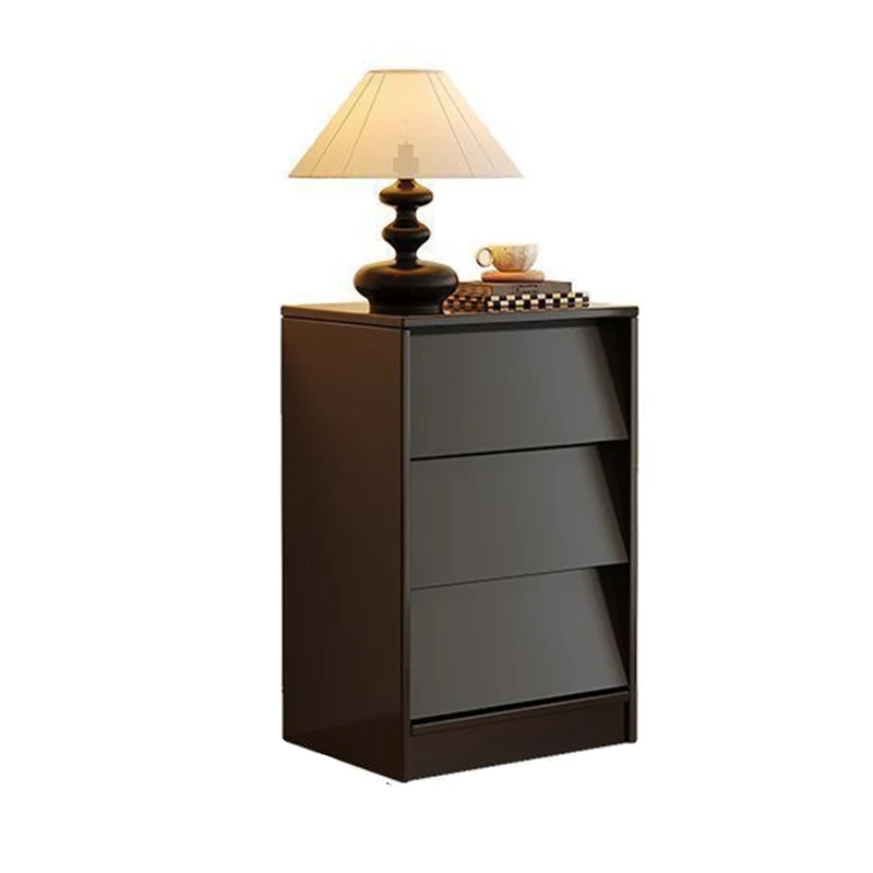 Traditional Vintage Venetian Blind Rectangular Eco-Friendly Engineered Wood Fiberboard Carbon Steel Storage Cabinet 3-Drawer For Living Room